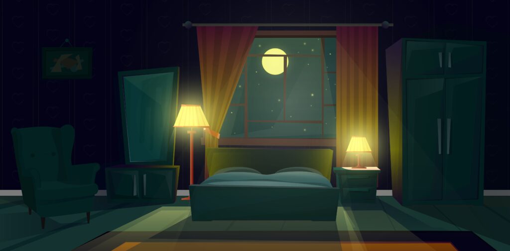 bedroom illustration